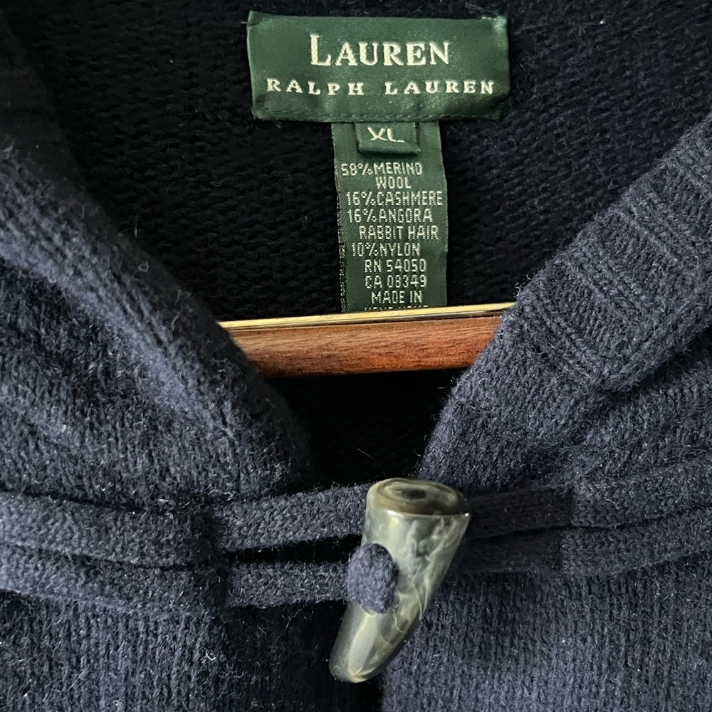 Ralph Lauren Women’s Long Hooded Cardigan - Picture 3 of 3